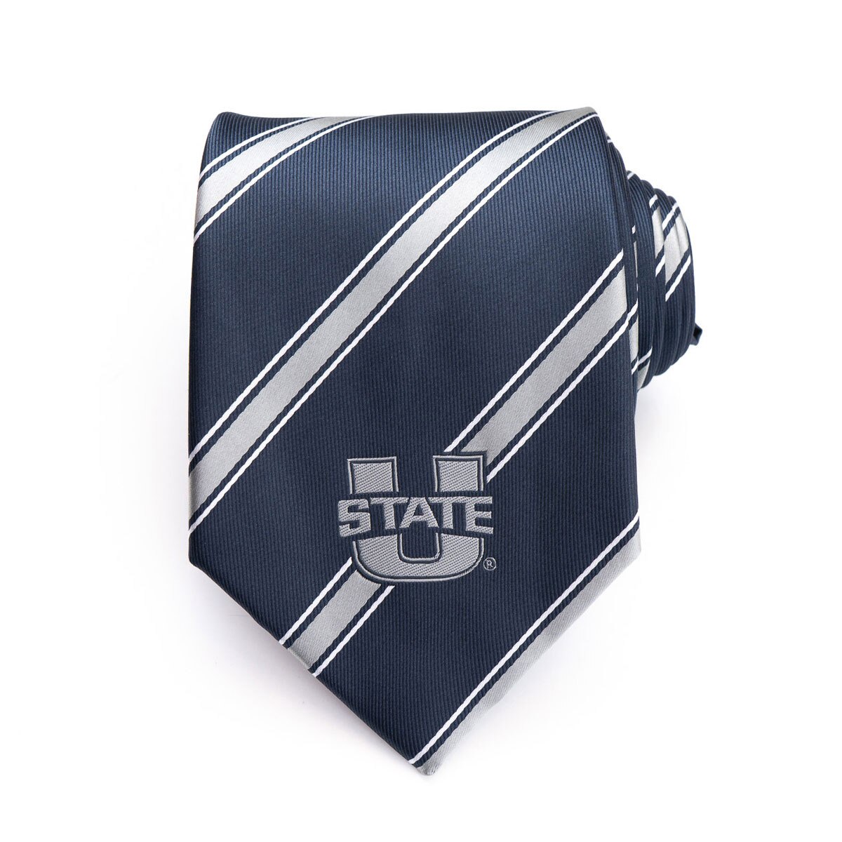 U-State Navy Blue Striped Tie